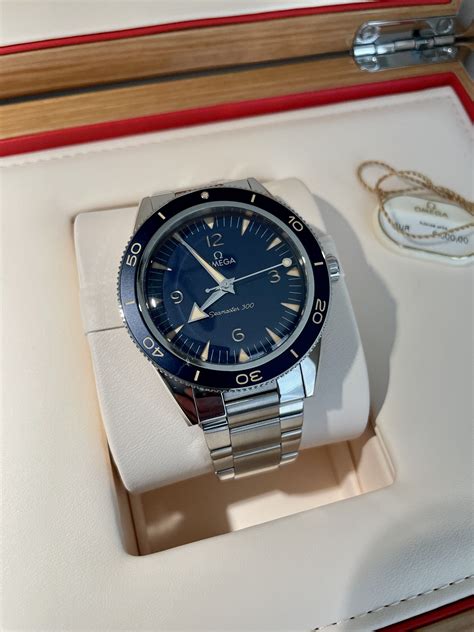 omega seamaster heritage blue